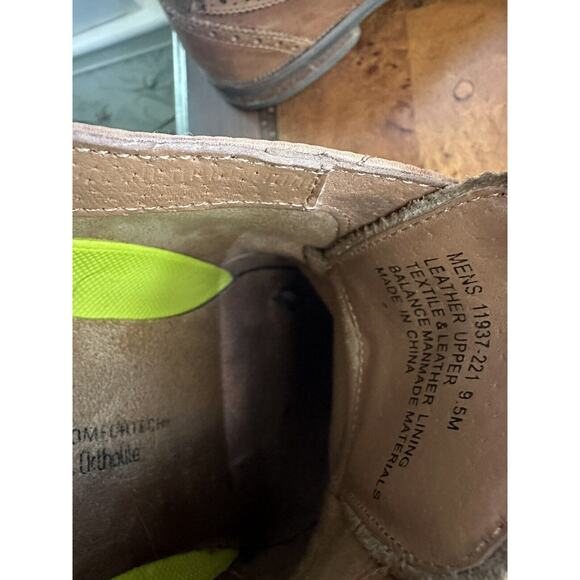 Florsheim Men's 30856 Brown Leather Wingtip Oxford Dress SHoes Size 9.5 - Picture 10 of 10